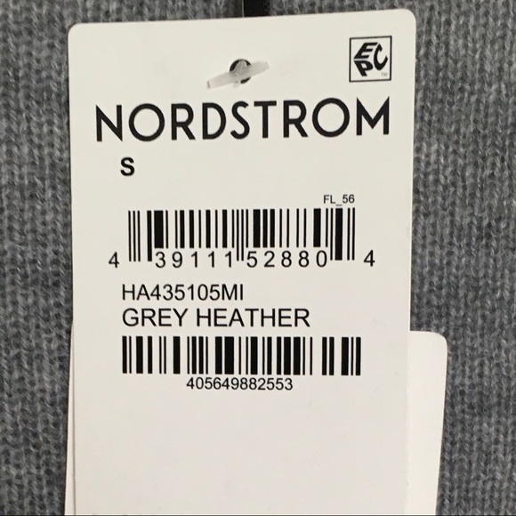HALOGEN Crewneck Cashmere Sweater Grey Heather Small NWT - Picture 5 of 8